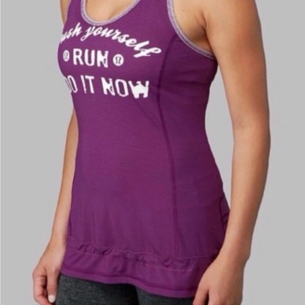 Lululemon Purple Athletic Tank Top